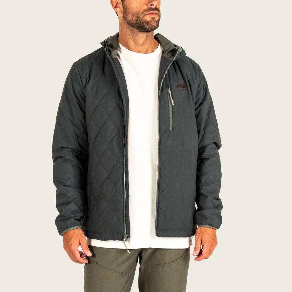 NEW MARSH WEAR barnwell puff jacket in ash